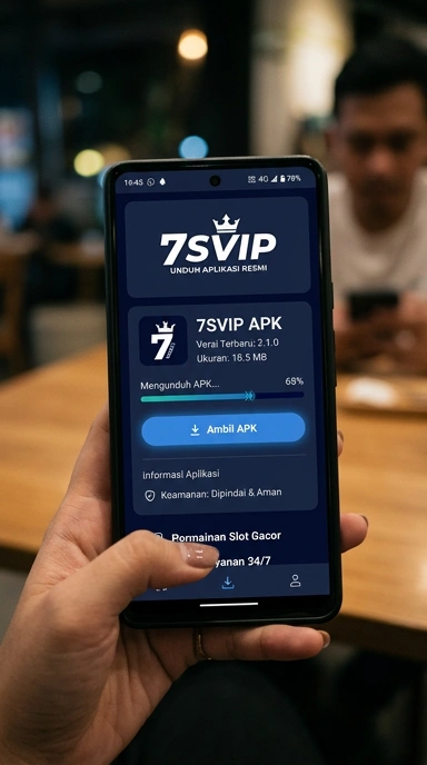 Tampilan halaman APK 7svip