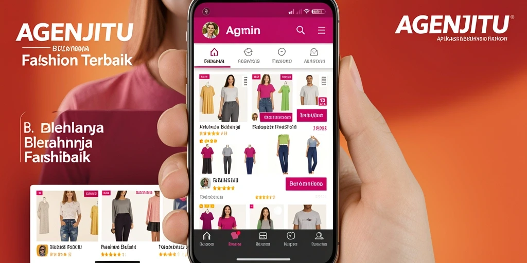 Tampilan antarmuka AGENJITU yang stylish dan fungsional.