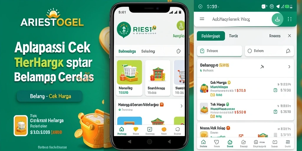 Antarmuka pengguna aplikasi ARIESTOGEL yang menarik dan informatif.