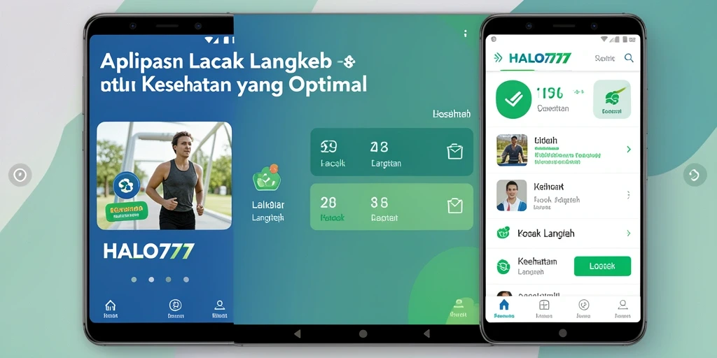Tampilan antarmuka HALO777 untuk fungsi Lacak Langkah yang mudah digunakan.